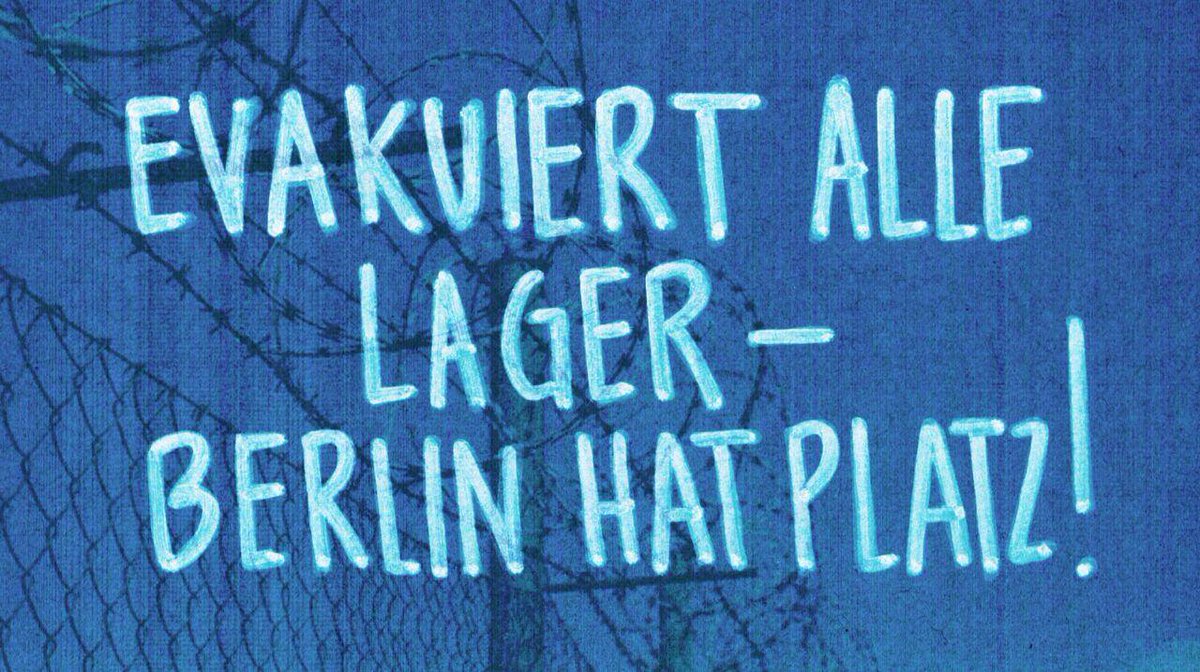 "47 Menschen aufzunehmen ist ein peinlicher Versuch, das nationale Gewissen reinzuwaschen. Für weitere zehntausende Menschen ändert es aber nichts." Sonntag, 13h, Rotes Rathaus: Evakuiert endlich alle Lager! Berlin hat Platz. #LeaveNoOneBehind #Moria 
facebook.com/events/5961382…