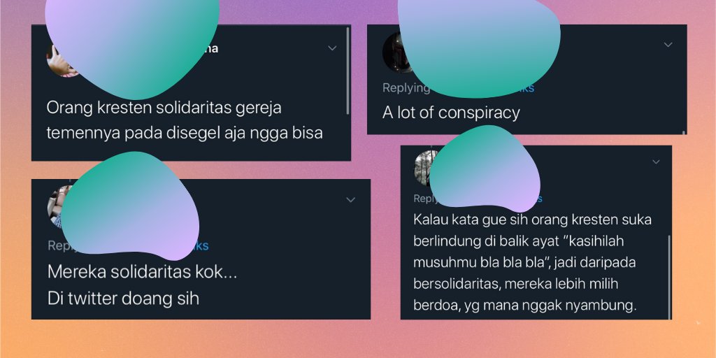 logos_id's tweet photo. Menanggapi komentar-komentar ini yang berasal dari tweet seorang pengguna Twitter aktif dengan followers cukup banyak, saya ingin share struggle dari Gereja Kristen dan tempat ibadah/institusi agama minoritas lainnya. Semoga dapat membuka sudut pandang yang lain.

- a thread https://t.co/dgprB8DTVv