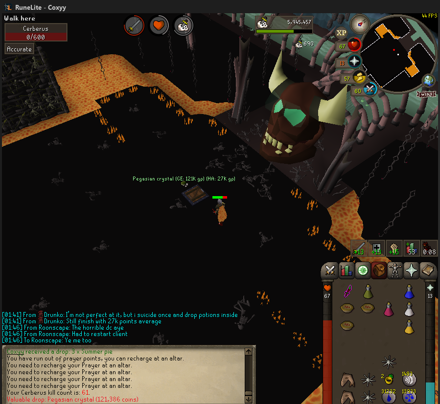 CoxyOSRS's tweet image. Nice start! Luckily rangers are already unlocked too.