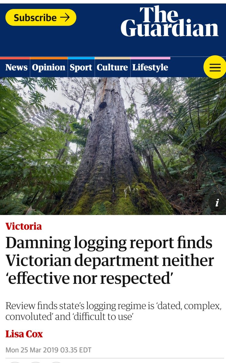 And it wasn't just the FSC who had concerns. The Department of Environment itself took VicForests to court over illegal logging in Gippsland in early 2018.It lost the case, but this court failure led to a shakeup of regulatory oversight.Enter the OCR! And exit stage left.