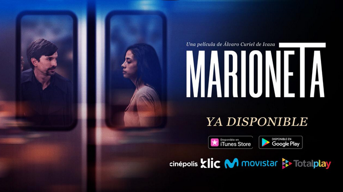 cinetc's tweet photo. Ya puedes ver Marioneta de @alcuriel con @LAFATIMAMOLINA @rafael_actor y @juanmabernalch en plataformas https://t.co/DudjjljZ16