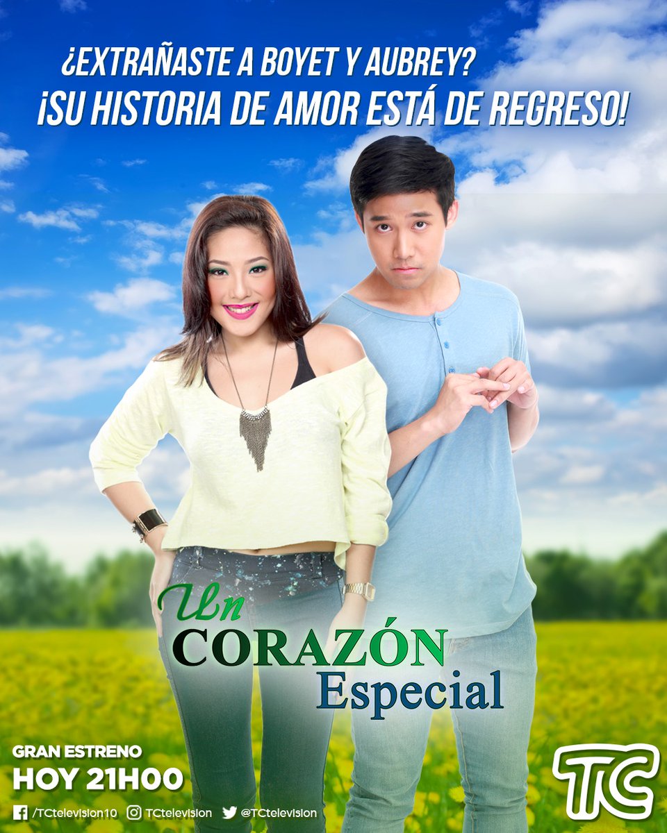 decasaencasatc's tweet photo. ¡Su historia de amor está de regreso!🥰
-
¿Extrañaste a #Boyet y a #Aubrey?💭 Pues HOY podrás volver a ver a ¡Tu pareja favorita! 👩‍❤️‍👨por #TCMiCanal 🙌
-
¡GRAN ESTRENO!: #UnCorazónEspecial ❤ ¡Esta noche!🌙 a las 21H00⏰ en la señal de @TCTelevision 📺 https://t.co/f1SzS5hGER