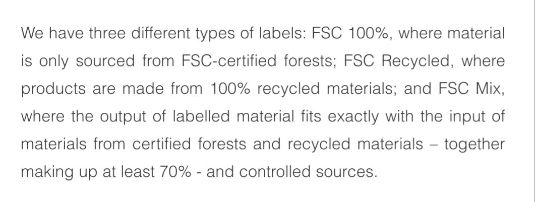 And back to Reflex. The 'mix' appears to give this product a get-out-of-jail card. It combines wood from other sources, including recycled paper. But still ... How can a forest be 'responsibly managed' if the agency logging it REPEATEDLY FAILS FSC ACCREDITATION?