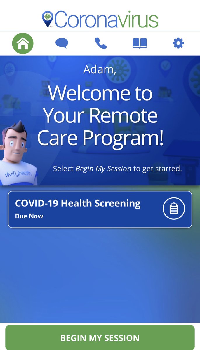 0715 hours - Health ScreeningPart of the new normal - a Fit for Duty health screening on our way into work - either in person or on our  @VivifyHealth app. Every employee, for every shift does a screening to make sure they can safely provide care to the community.