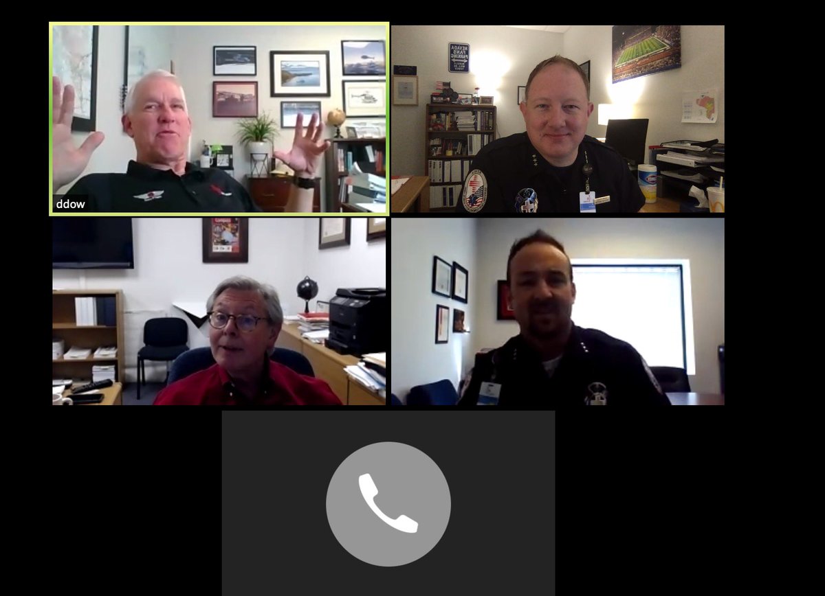 0830 hours - Executive Briefing Today’s executive briefing on  @zoom_us (another part of the new normal) included some  #COVID19 updates, but focused on recognizing our field providers and administrative staff during EMS Week!
