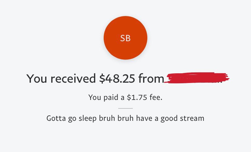 GoPhamouss's tweet photo. Shoutout to dudeitsgrizzy (twitch) from last night for my first official donation of $50.00 🔥🔥🔥 #roadtoapc https://t.co/LA0Xq7si4P