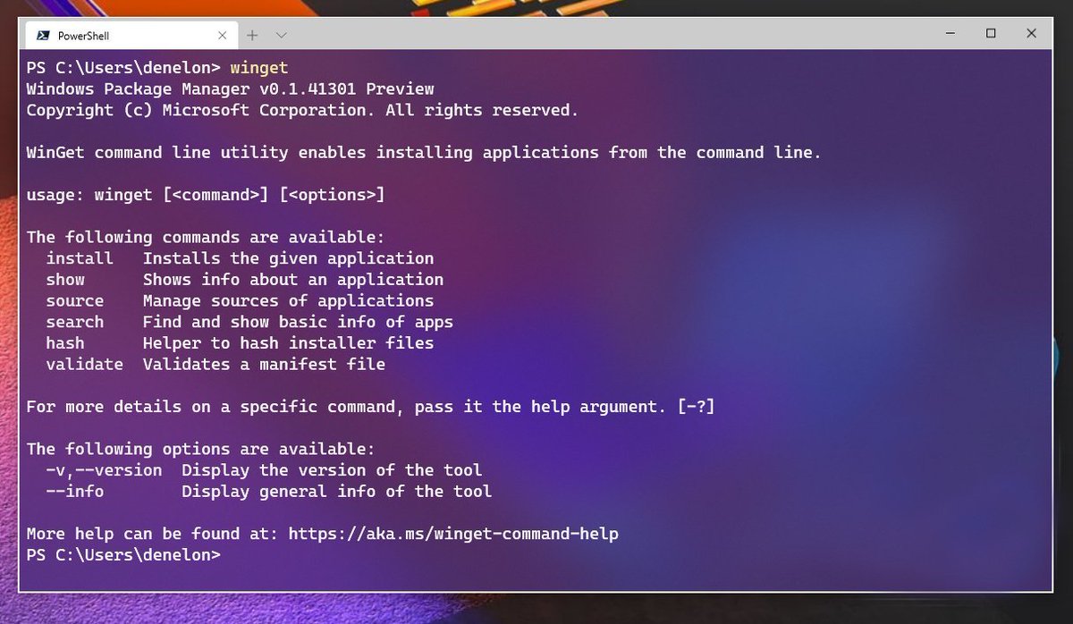 windowsvalley's tweet photo. Microsoft announces its own apt-get-like package manager for Windows 10 that will make it significantly quicker and easier to install software on your PC.
PS: Currently it's available for Insiders only.

https://t.co/BHs91VWiAz

#MSBuild #MSBuild2020 #Windows10 https://t.co/fwpKCzV6tW