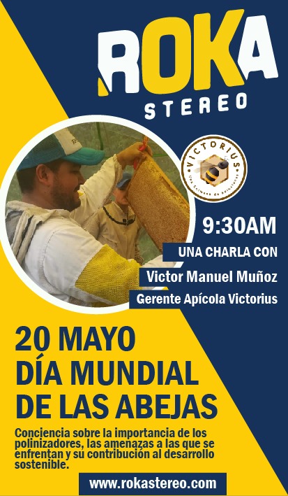 Día mundial de las abejitas <a href="/campoyabejas/">Campo y Abejas</a> <a href="/AbejasVivas/">Colectivo Abejas Vivas</a> <a href="/Ambiental_Mente/">Ambientalmente</a> <a href="/ApiEcologica/">ElColmenar</a> <a href="/apimiel/">Apicultura</a> <a href="/ecocolmena/">Ecocolmena</a> <a href="/CesarPachonAgro/">César Pachón</a> <a href="/FAmigosAbejas/">Fund. Amigos de las Abejas</a> <a href="/MinAmbienteCo/">MinAmbiente Colombia</a> <a href="/MinAgricultura/">Min. de Agricultura</a>