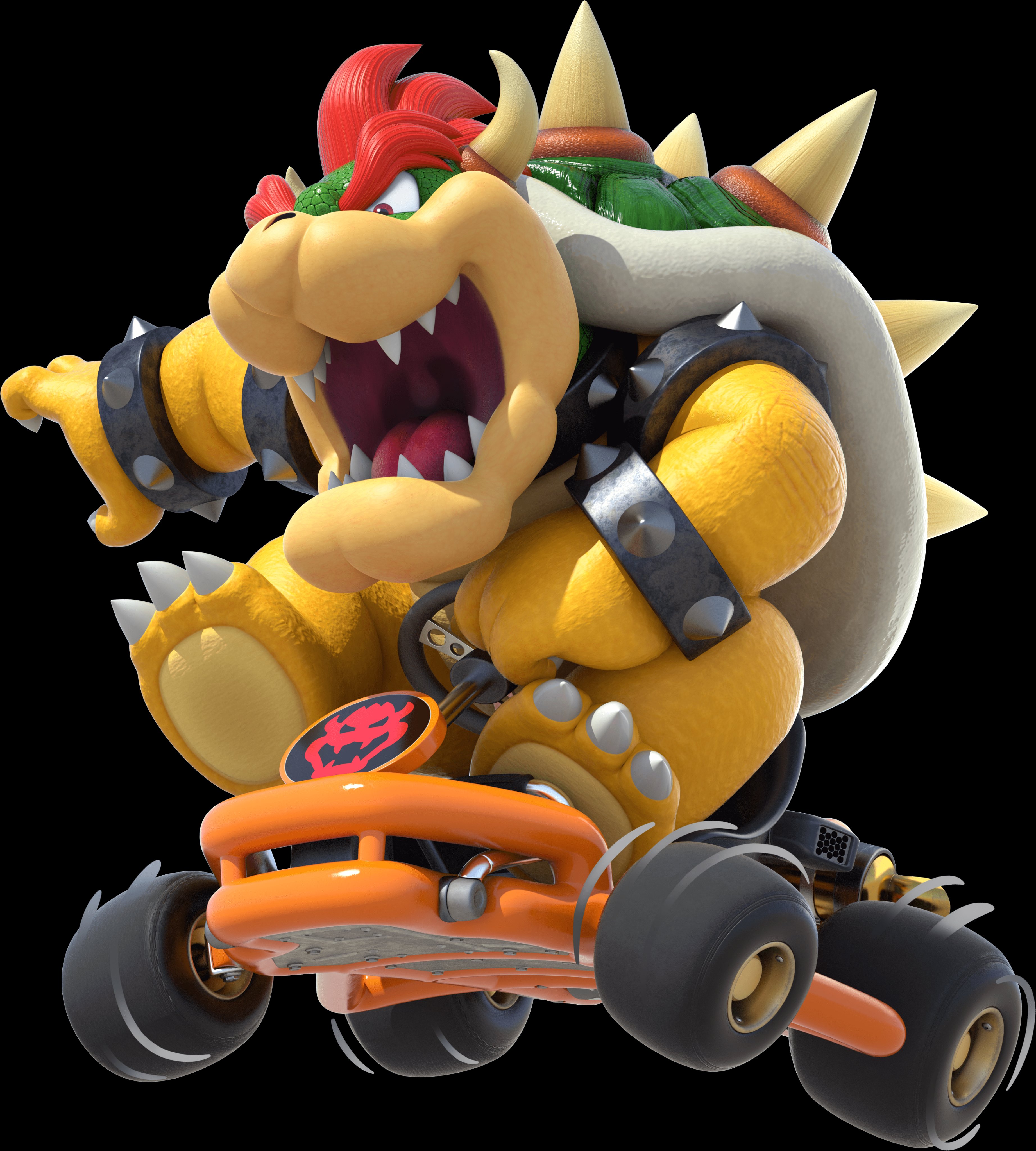 Bowser is cute! 💚 on X: Bowser 3D render for Mario Kart Tour   / X