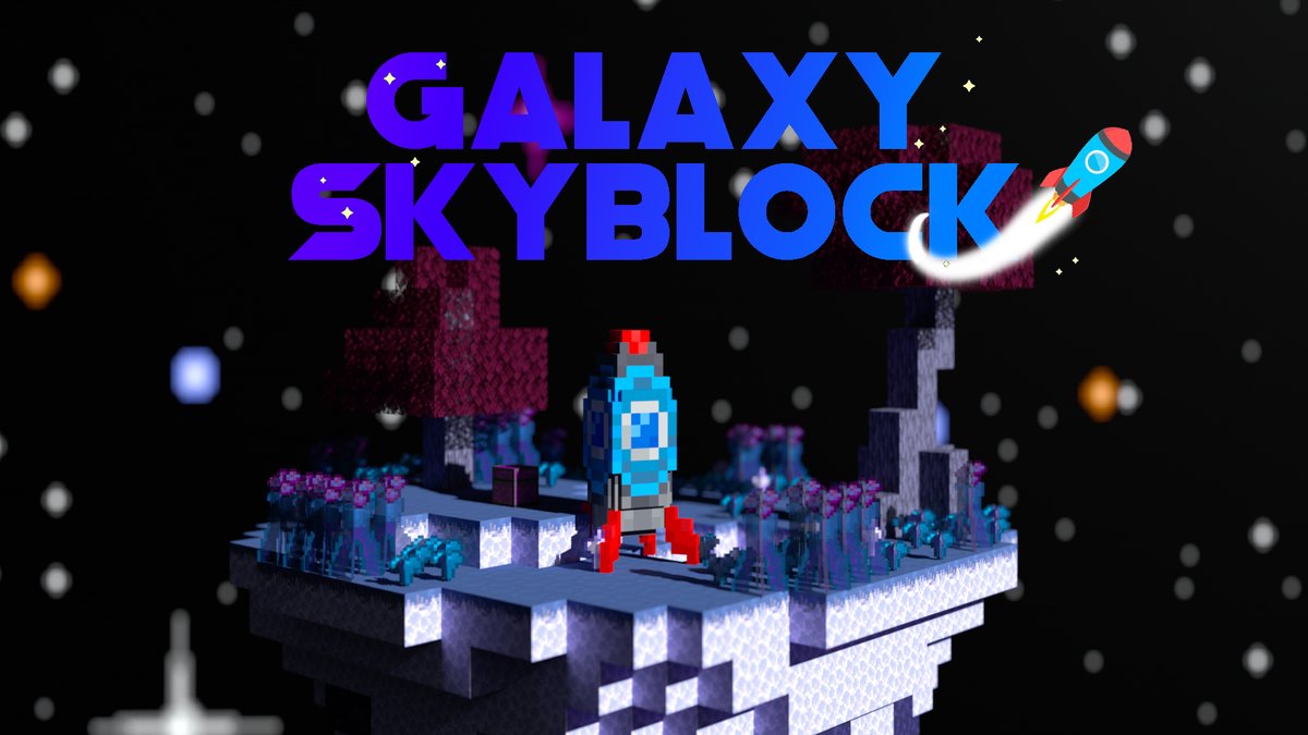 VolcanoSMC's tweet photo. We begin our Skyblock extravaganza today with GALAXY SKYBLOCK! Survive the Skyblock challenge and learn about the milky way galaxy in this fun survival world! 🧑‍🚀🚀🪐

Now on the Minecraft Marketplace! https://t.co/ewVE1zA6wY