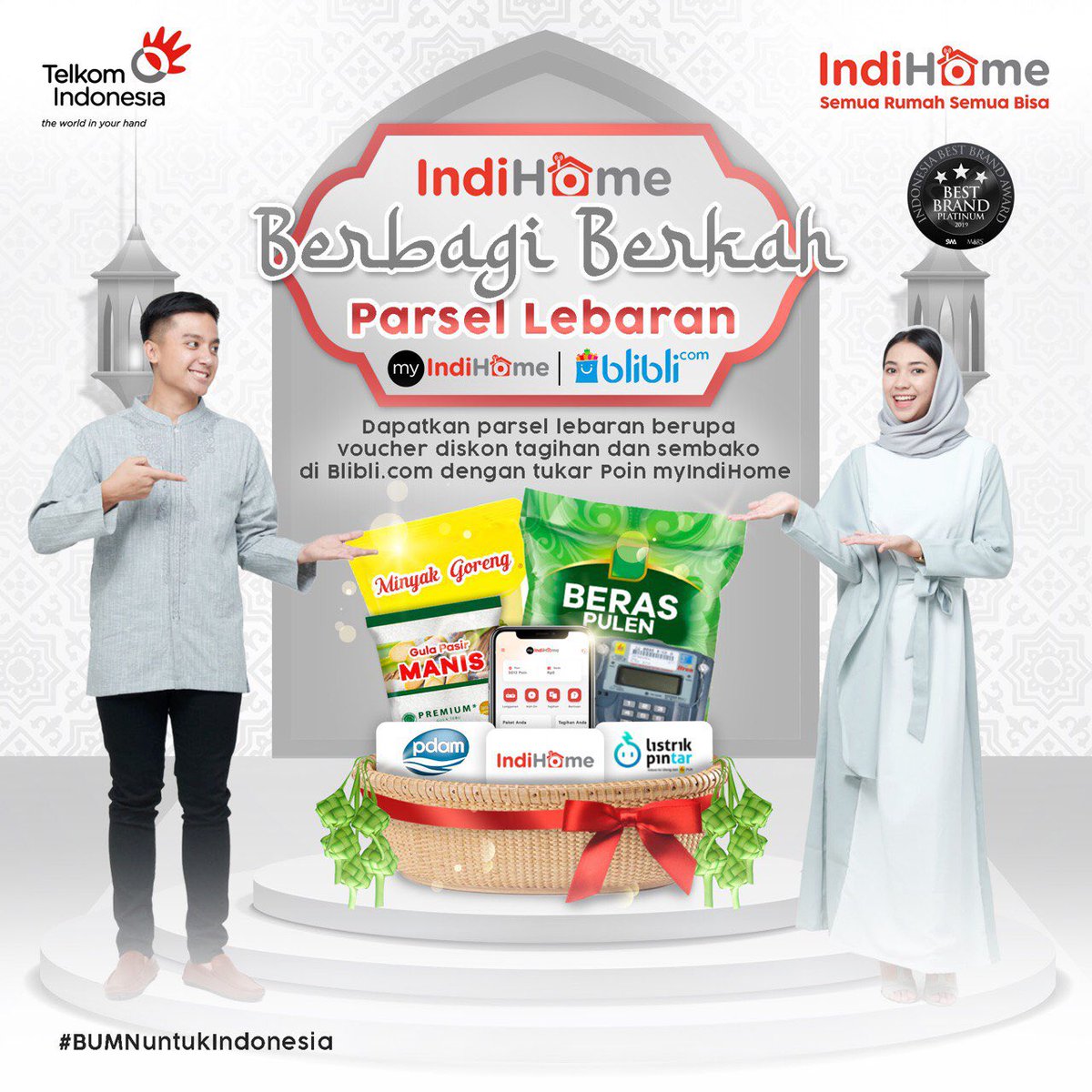 abrilliantini's tweet photo. Berbagi Berkah Indihome @TelkomIndonesia @IndiHome #ilovesbu https://t.co/mhpyRntj6a