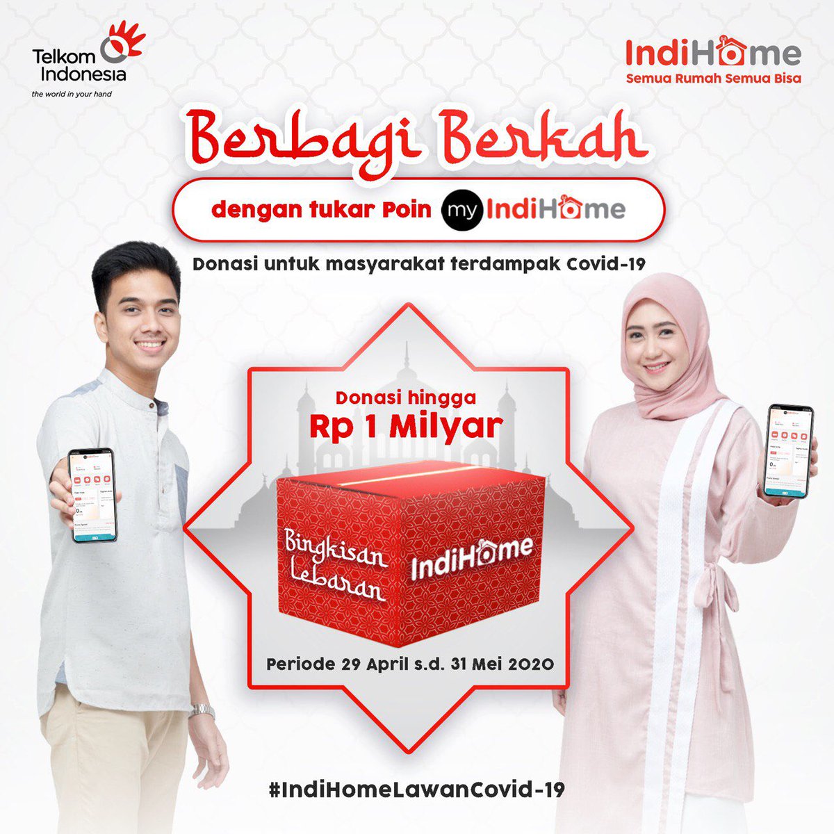 abrilliantini's tweet photo. Berbagi Berkah Indihome @TelkomIndonesia @IndiHome #ilovesbu https://t.co/mhpyRntj6a