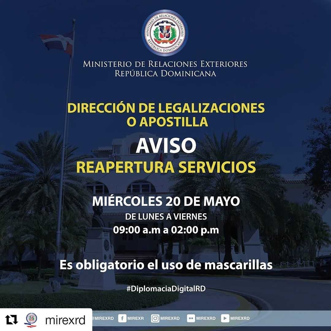 aristy_ceara's tweet photo. El @mirexrd reinicia los servicios de legalización y apostilla para el público en general. #cearaaristy #servicioslegales #apostilla #legalizaciondedocumentos #documentoslegales #notarizacion #covid19RD #covidlegal https://t.co/EiCRpTzAAs