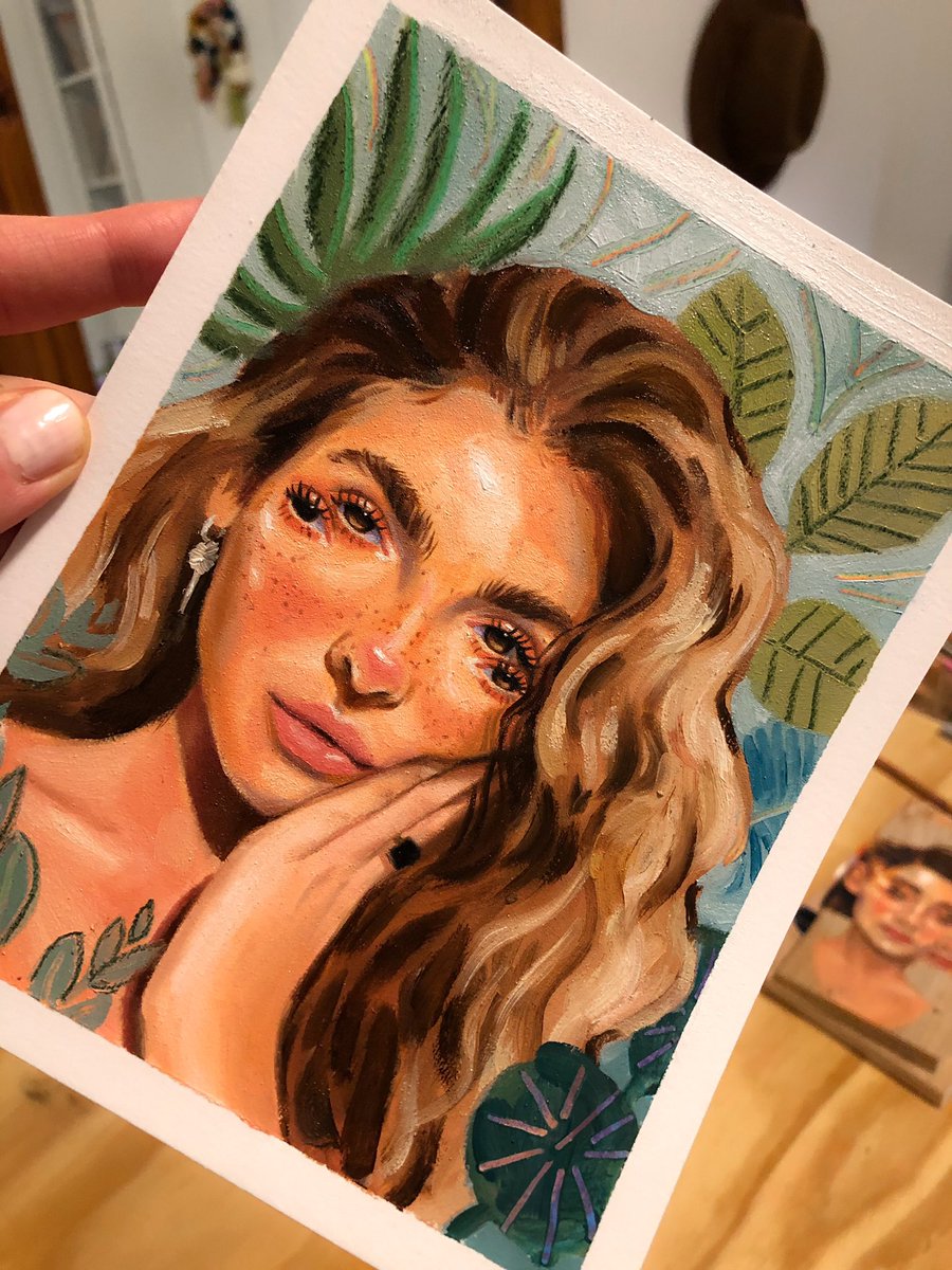 caitlin_mcmena's tweet photo. ...oops I touched my face
 #painting #art #oilpainting #ArtistOnTwitter https://t.co/4E3FA0N2N1