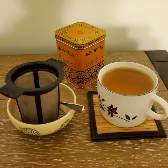 Nightly tea timeEvening jasmineTonight is the holiest night of the year. I am having a bit of jasmine tea for the night.