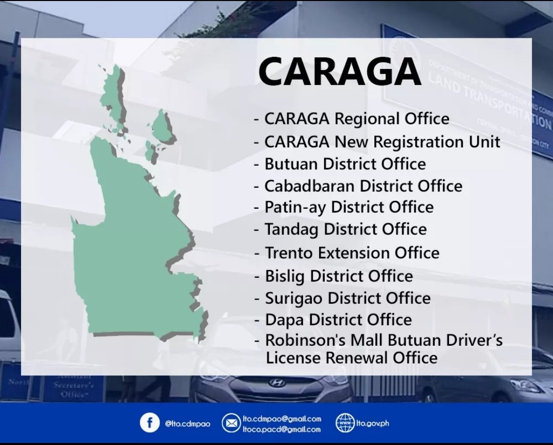 LOOK: LTO Offices that are now open to serve you

#DOTrLTO 🇵🇭👊
#ComfortableLifeForAll
#LTOLookThinkObey👀🧠👌