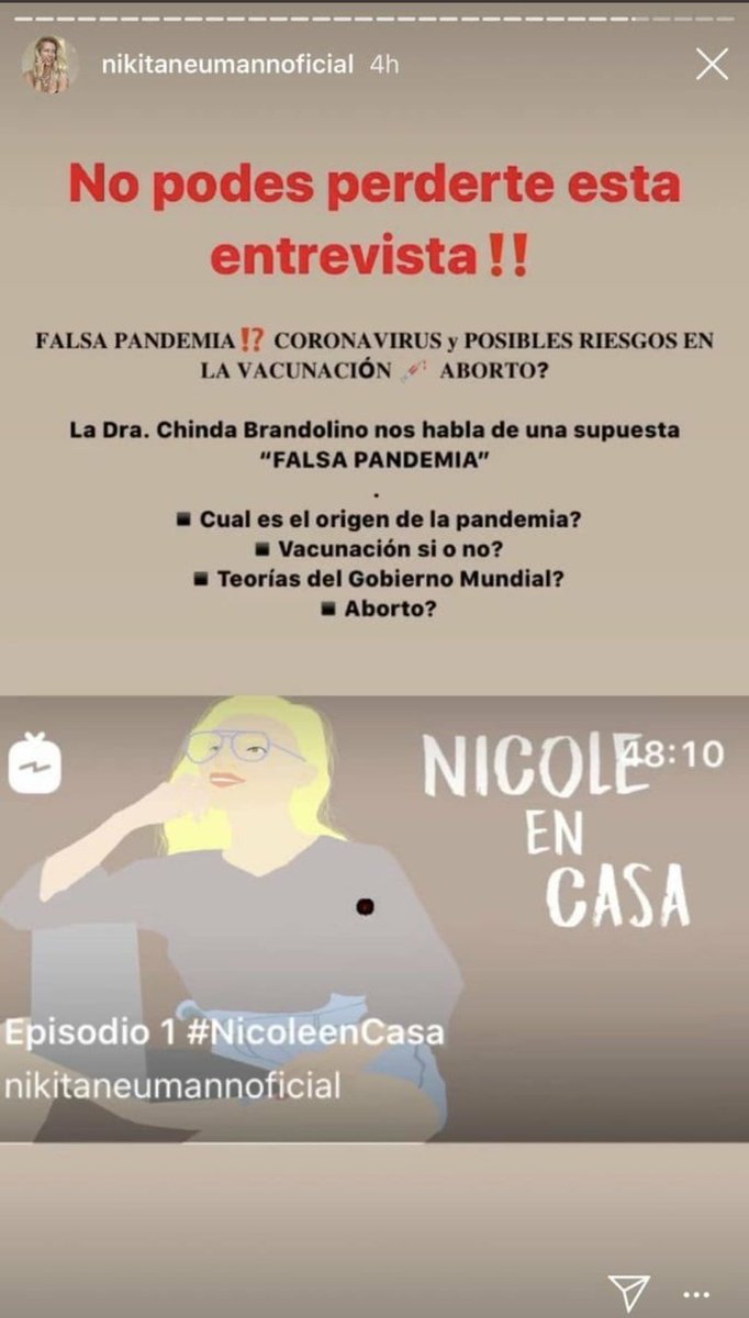Futchiball's tweet photo. "Nicole Neumann"
Porque no se dejó ni un problema para el resto https://t.co/0DHBPTgD0y