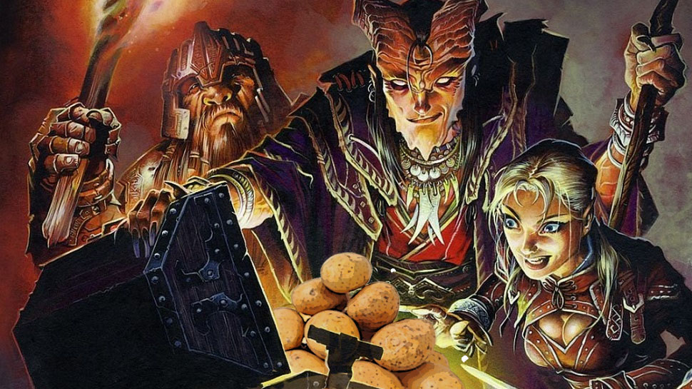 DungeonsDonald's tweet photo. You'll have nobody guarding your potatoes. https://t.co/NYcL9eR088