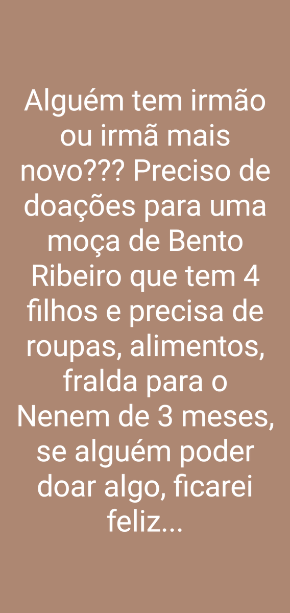 TurmaBento's tweet photo. Coe rapaziada estou levantando essas doações pra uma família que necessita de qualquer doação que puder ajuda ou se tiver doação só acionar na dm aí .
Vamos ajudar o próximo, juntos somos fortes 💪 https://t.co/xBZ4CECvyt