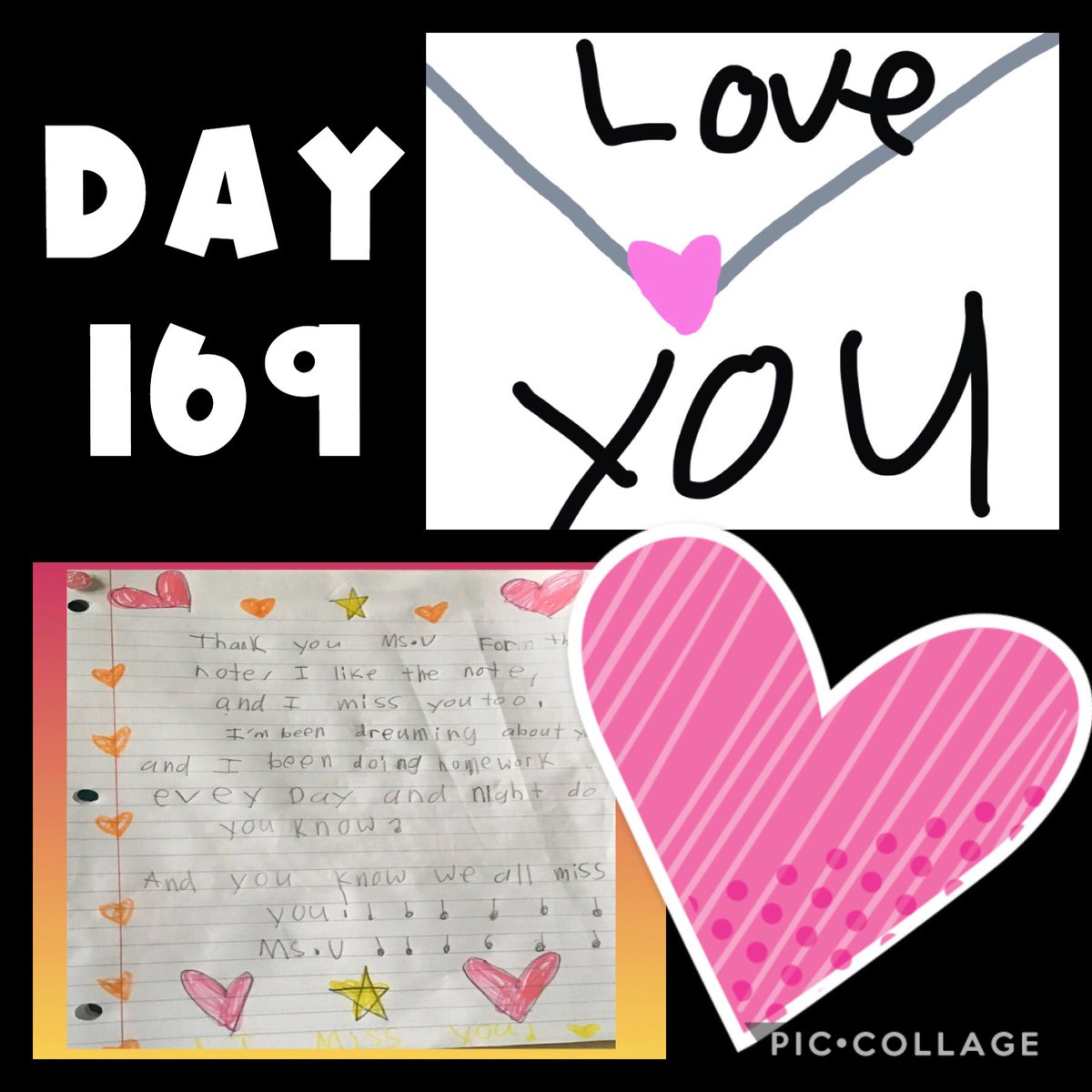 ms_v_rusd's tweet photo. Day 169/180: Day 42 of remote learning. I received the sweetest note in a digital envelope from one of my kids today. I absolutely LOVE my kiddos! #180DaysInFirstGrade #Jellick #WeAreRUSD https://t.co/rQWzDpsvYe