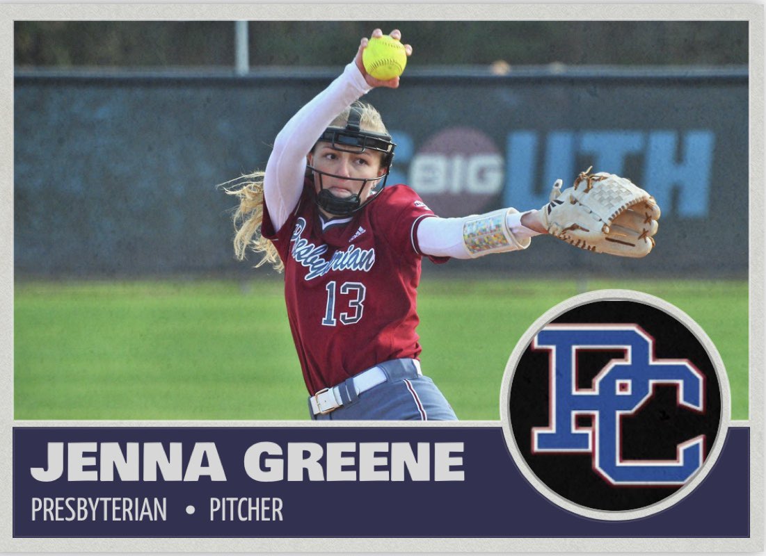 🍋🚨: Welcome ⁦<a href="/jennaggreene/">Jenna Greene</a>⁩ to the Manatee Squeeze!  Jenna, a power arm from the BigSouth Conference program, ⁦<a href="/BlueHoseSports/">PC Athletics</a>⁩, coming to the ⁦<a href="/FGCLsoftball/">Florida Gulf Coast League</a>⁩ this summer! 🌊☀️