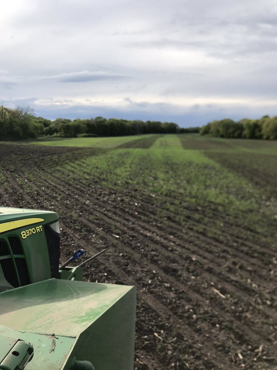 gabduncan29's tweet photo. 2020 planting is finished! Thanks to @ag_kimberley for keeping us rolling with our 16 row high speed! Running in cover crops/no till/conventional till the planter adaptated well! https://t.co/Bpw68hRjQn