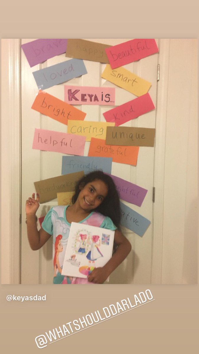 RaviMaharajh's tweet photo. Thanks to @WhatShouldDanny (what should darla do) for a great project and self reminder that a Keya is loved β€οΈ (and many many many more...) πππ½
#newbook
#selfesteem
#KeyaIs...
#childaffirmations
#ParentingInAPandemic
#sheglows
#keyasdad
#prouddad
#thatpose β€οΈ https://t.co/6jZ88fcfkX