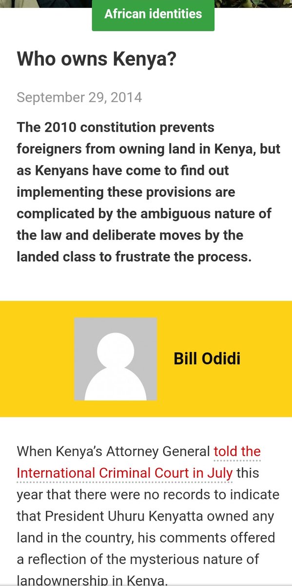 HakiNgo's tweet photo. #DynastyFamilyLandGrabbing
Dear @ODPP_KE & @EACCKenya Kenyans would like you to form Commission of Inquiry regarding Kenyatta's Family & Moi Family land grabbing in Central, Rift Valley & Coastal area.
Impunity must End in Kenya & Justice must prevail.
#ReturnLands
@AGOfficeKenya https://t.co/MtuEez0wcU