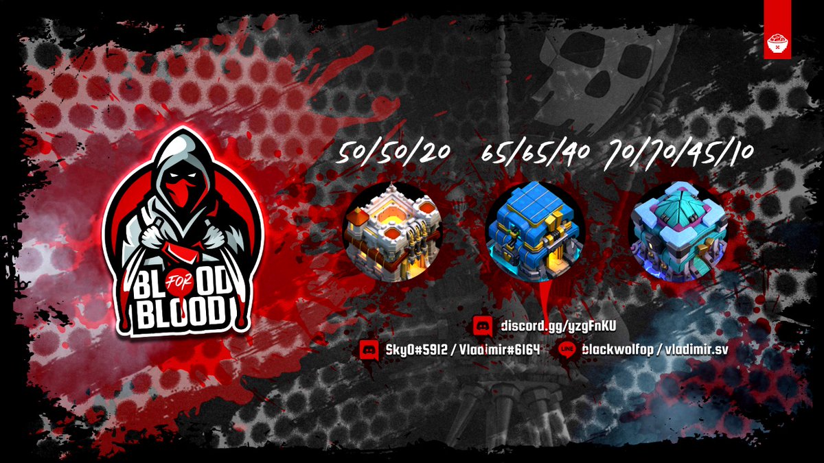 Reabrimos reclutamiento en Blood for Blood🔥⚔

Si quieres formar parte de nuestras filas y participar con nosotros en futuros torneos, PLs y guerras amistosas unete a nuestro servidor de Discord para realizar las respectivas pruebas🔥🔥
discord.gg/yzgFnKU