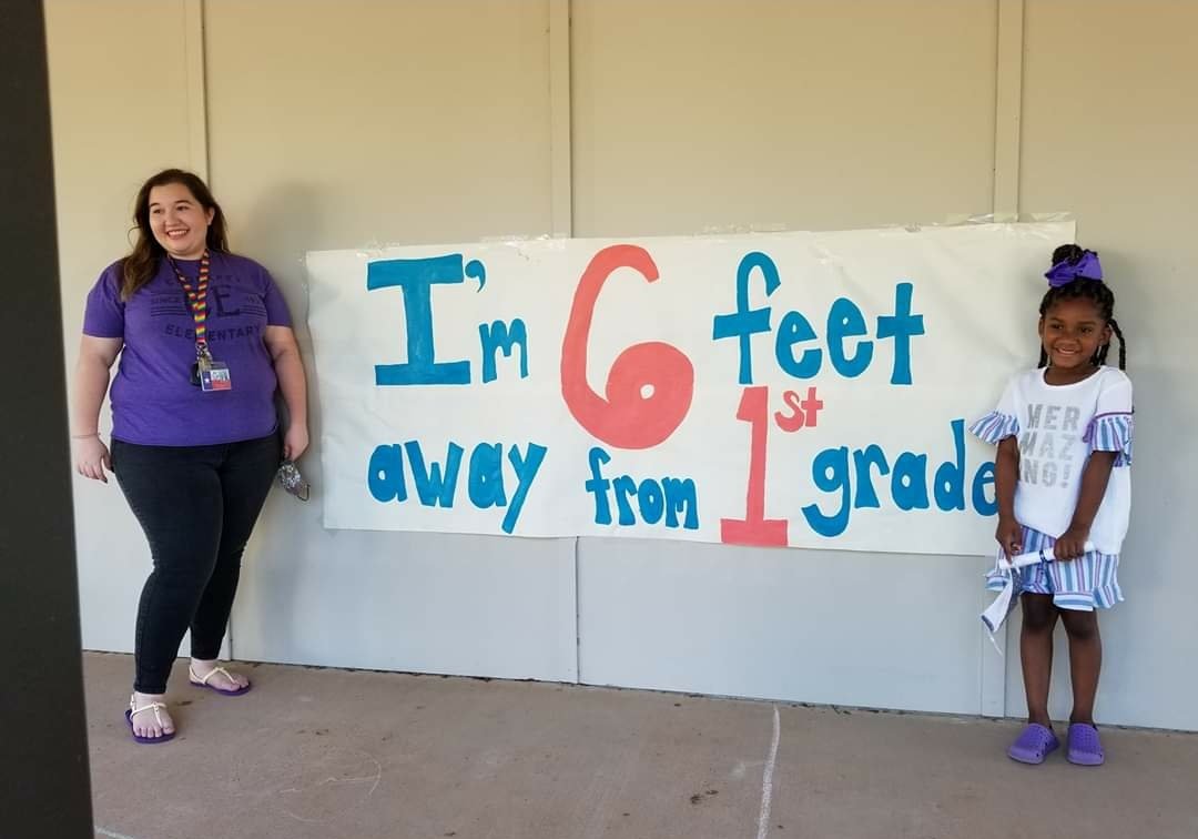 Social distancing is hard, but our soon to be 1st graders are rockin it! #iamwfisd #bebold <a href="/WFISDschools/">Wichita Falls ISD</a>