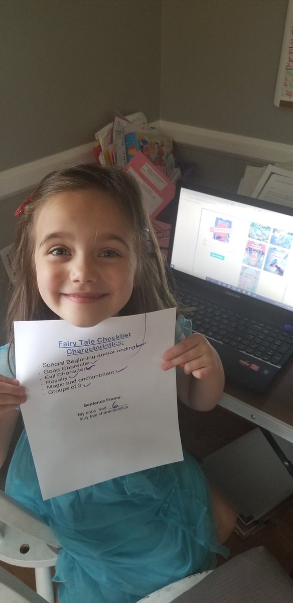 JDFrank81's tweet photo. The smile on her face was priceless when she realized there were “spooky” Fairy Tales on @epic4kids. She did a great job identifying characteristics of Fairy Tales using the @DrJanrichardson model. Thanks for the video tutorial @kinderbrock. @st_mattelem #SME1920 @itzme_shelly3 https://t.co/zi9ABC6rTg