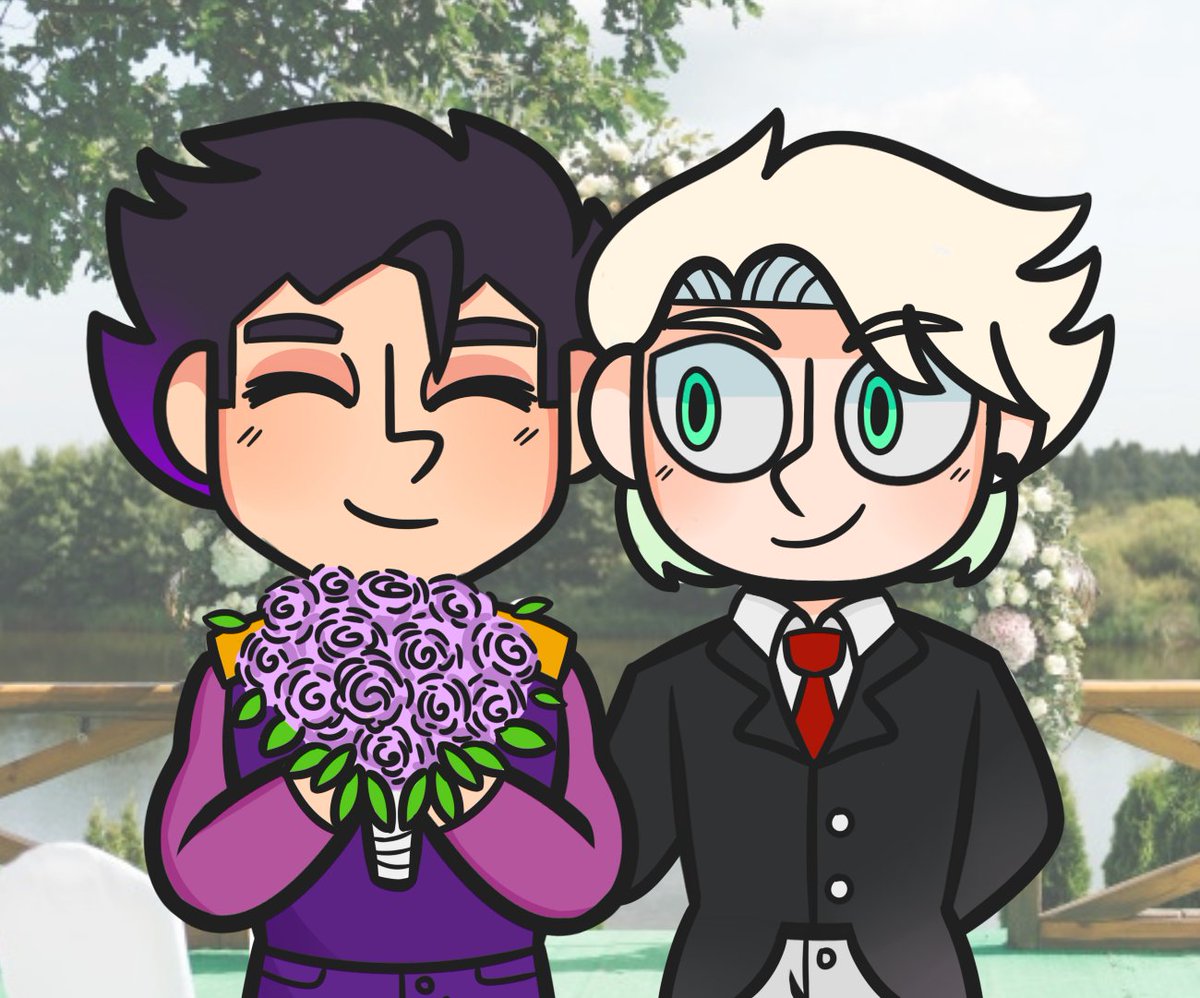 _Alexburgo's tweet photo. [Día 30: La boda]

¡Al fin ha acabado el reto! Este reto se hizo con la finalidad de alimentar con Fanarts a la tag de la ship

Gracias a todos los participantes del reto. Un abrazo especial a @chaoticgoodart por completarlo a mi lado y a @kxzmo ♥ Z4
 
#wigetta #wigetta30 https://t.co/QWHz25MNvP
