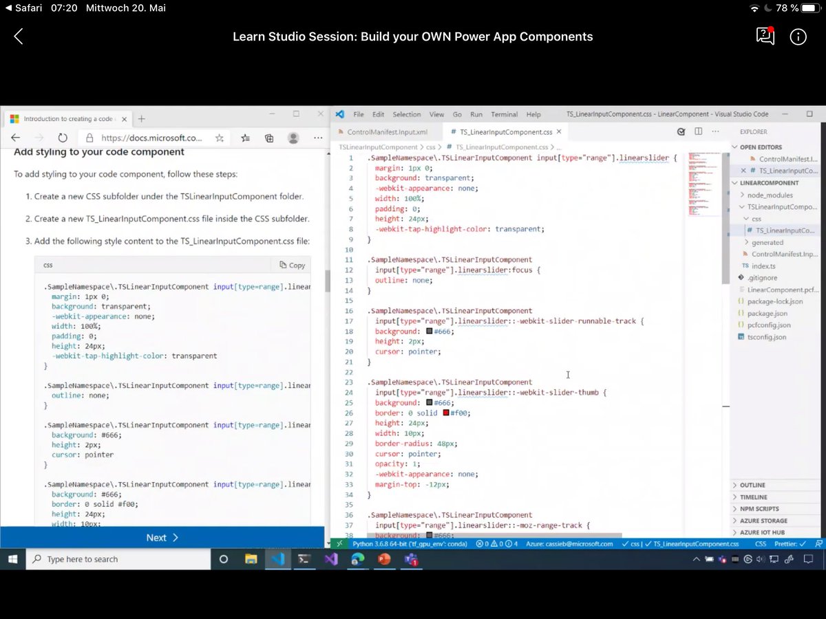 nicolenders's tweet image. Kick off the day with sessions about #FluidFramework, #LowCodeSolutions and now building #PowerApps components with #PCF #MSBuild