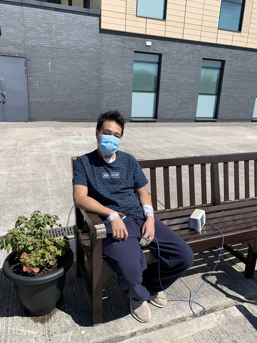 Morwenna Maddock (@maddockmorwenna) on Twitter photo It was an honour to take this #rehablegend outside for the first time in 41 days following his admission to <a href="/NBT_ICU/">Southmead ICU</a> with #covid19. He loved every minute of it, as did we! <a href="/kate_allchorne/">Kate Allchorne</a> <a href="/SaraMillin/">Sara Millin 🏥💙</a> <a href="/valentiencj/">Valentien</a> (pt consented to posting pic) It was an honour to take this #rehablegend outside for the first time in 41 days following his admission to <a href="/NBT_ICU/">Southmead ICU</a> with #covid19. He loved every minute of it, as did we! <a href="/kate_allchorne/">Kate Allchorne</a> <a href="/SaraMillin/">Sara Millin 🏥💙</a> <a href="/valentiencj/">Valentien</a> (pt consented to posting pic)