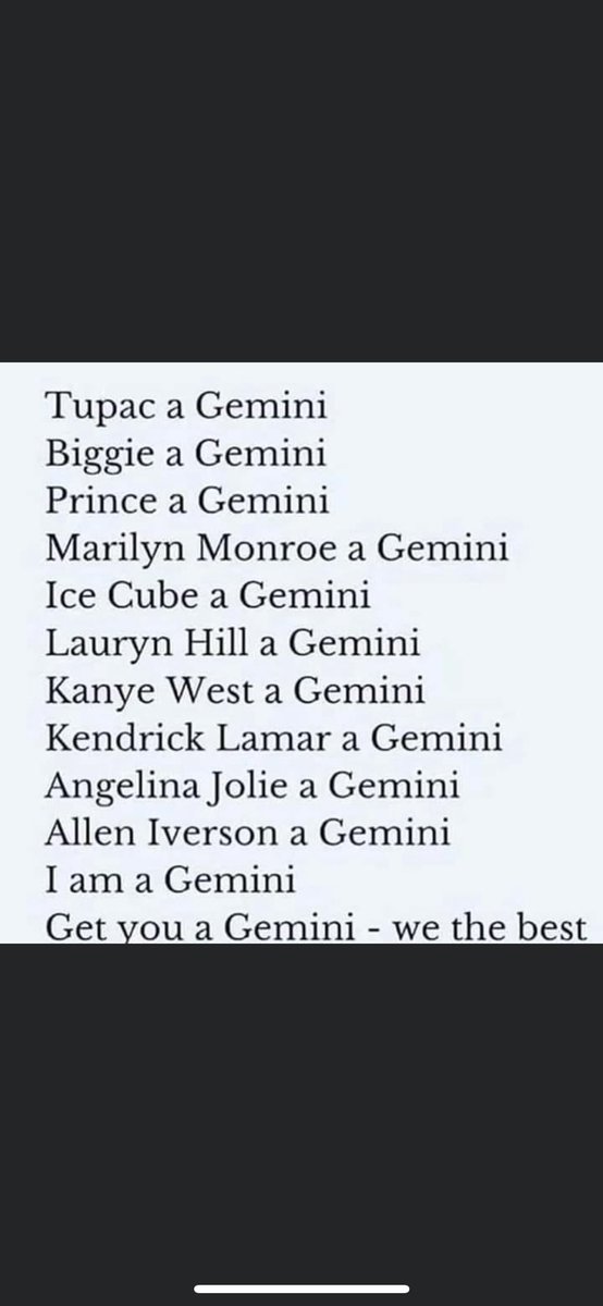 OfficialGina's tweet photo. Gemini season is officially upon us. June 5th countdown begins. Also.. @amrezy is a Gemini. A time full of greats. 🙌🏼 https://t.co/5z0ES8oLzw