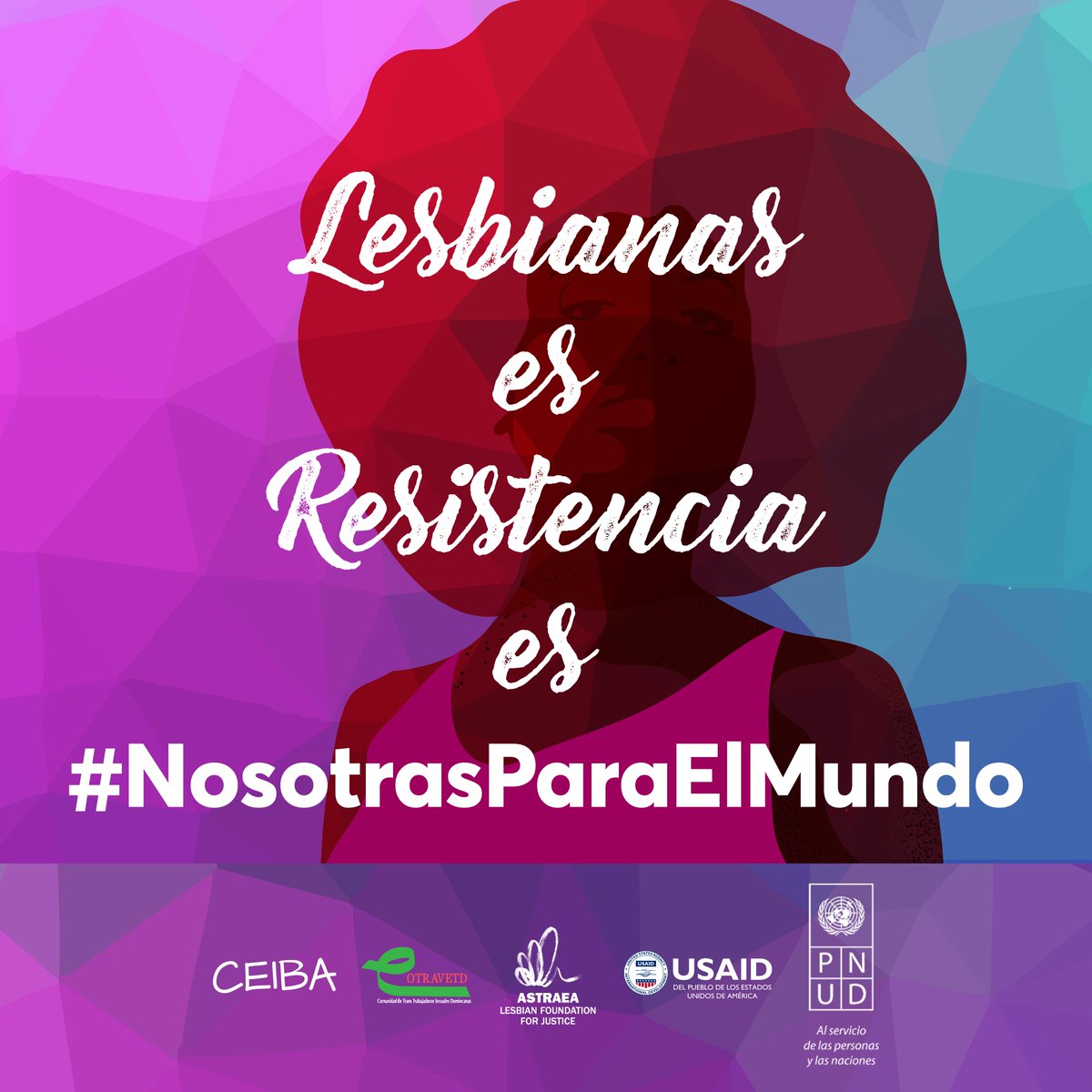 El silencio encubre la #LGBTIfobia ¡rómpelo! #NosotrasParaElMundo #LGBTI #17M <a href="/LGBTICaribbean/">Being LGBTI in the Caribbean</a> <a href="/EmbajadaUSAenRD/">EmbajadaUSAenRD</a> <a href="/COTRAVETD/">COTRAVETD</a> <a href="/Ceiba_RD/">LaCeibaRD</a> <a href="/AmeliaDeschamps/">Amelia Deschamps</a>