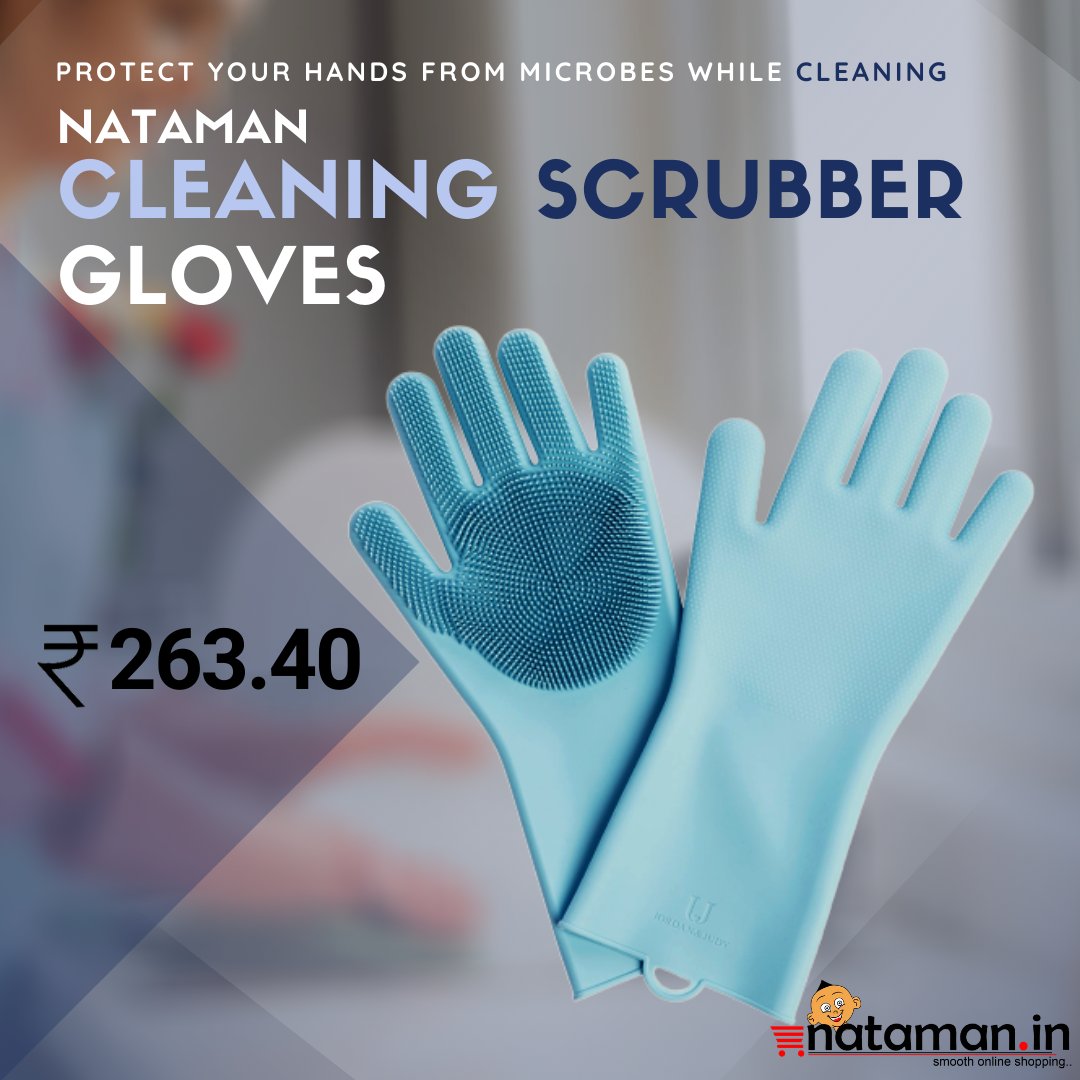 NataMan8's tweet photo. Having trouble cleaning with ordinary gloves?🧤
We are back with such a pair of gloves that can be used for💁 washing dishes, fruits, vegetables, pets and many more.
Use 👉Nataman Silicone Heat Resistant Cleaning Scrubber Gloves👈 https://t.co/Wd2h1Y5rmd