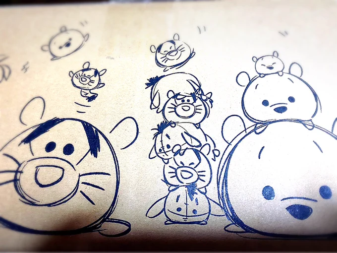 ふえぇ〜ディズニーストアのダンボール可愛すぎかよお 