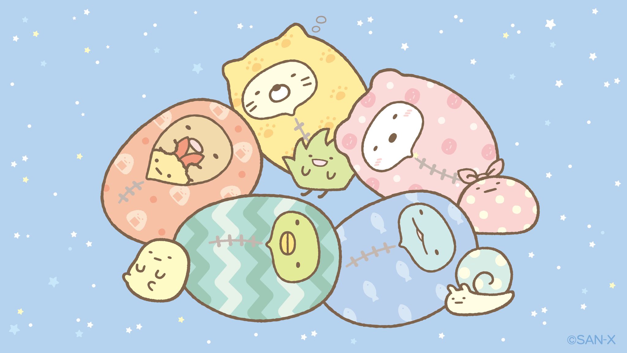 すみっコぐらし 公式 ねぶくろでおやすみっコ かわうそとすみっコキャンプ T Co 5zj51ovtta Twitter