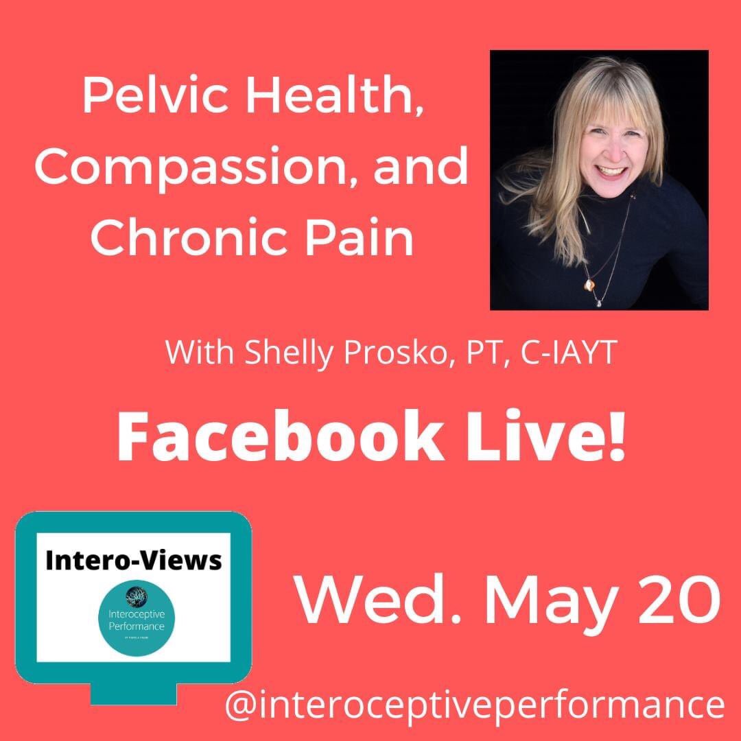 Join me on FB live at 11am PST @ Interoceptive Performance‘s FB Page

See ya there 🙃🤯
#pelvichealth #pelvicfloor #pelvicmafia #yoga #yogatherapy #compassion #selfcompassion #chronicpain #pain #pelvicpain #pelvicpainawarenessmonth #365daysofcompassion .@yogatherhealth .@iaytorg