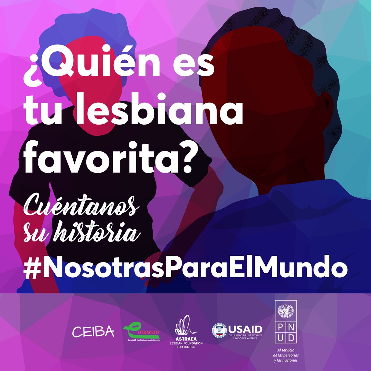 Algunas somos #fem, otras somos #butch, otras como queremos, estamos por todos lados #NosotrasParaElMundo #LGBTI #17M <a href="/LGBTICaribbean/">Being LGBTI in the Caribbean</a> <a href="/EmbajadaUSAenRD/">EmbajadaUSAenRD</a> <a href="/COTRAVETD/">COTRAVETD</a> <a href="/Ceiba_RD/">LaCeibaRD</a> @MariaTeresaADP