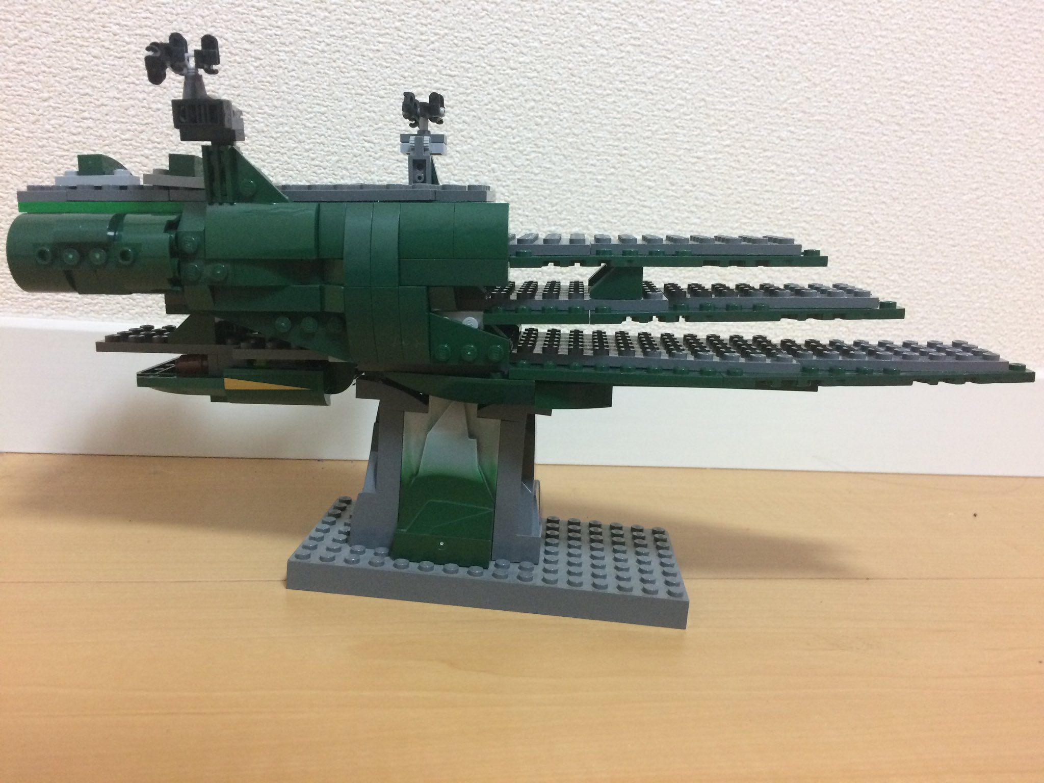 宇宙戦艦ヤマト　超希少❣️皿3枚セット さらば宇宙戦艦ヤマト 沖田艦長-英雄の丘- - マイルストン