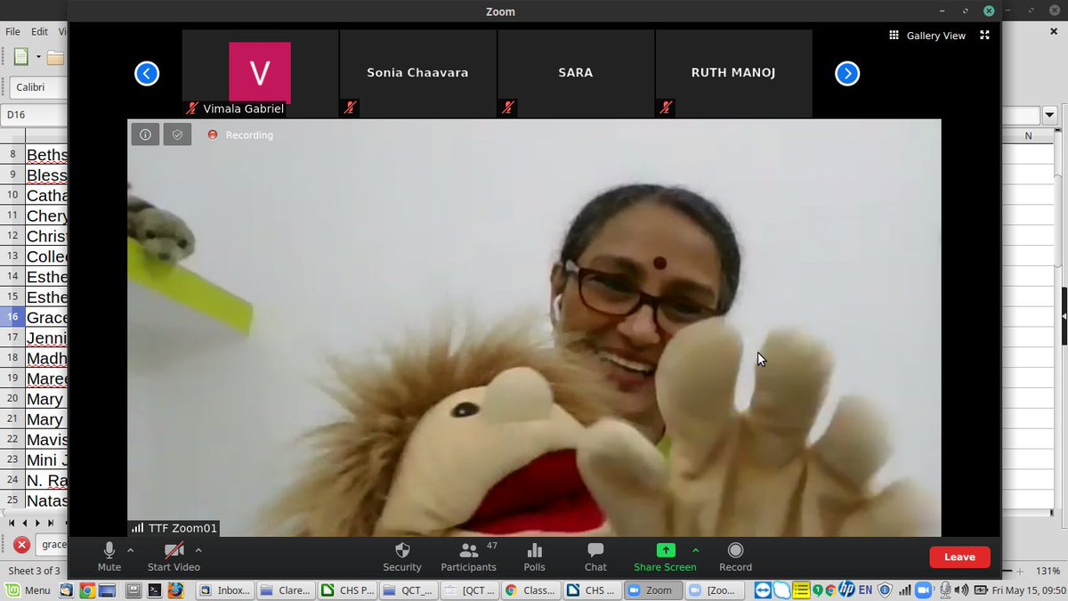 ttfUpdates's tweet photo. #QCTOnline @JennyMosleyQCT 
TTF conducts Quality Circle Time online! Using Circle Time, puppet play, cooperative games and discussions, teachr participants of CHS learn how QCT can help dvlp self-confidence in students, foster positive tchr-student reltionshps #ClarenceHighSchool https://t.co/lPIqdtQ1ED