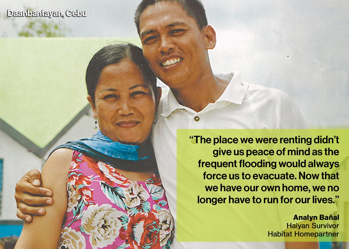 HabitatPhils's tweet photo. For 32 years, Habitat Philippines has helped over 150,000 Filipino families have a decent place to live in. #TogetherWeRise to help more. Get to know more about our #homepartners through their stories of hope and resilience: https://t.co/de3Nddxlzd
#HabitatforHumanity https://t.co/kz8VfbZE1k