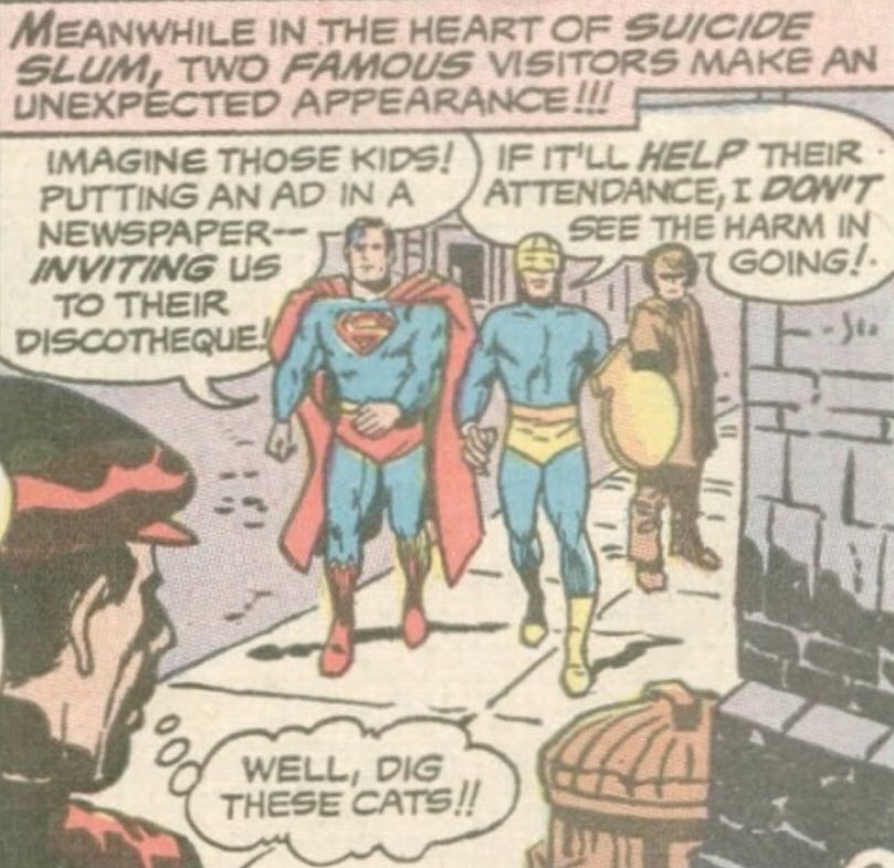 Superman and Jim Harper canonically will show up to your rave if you ask nicely