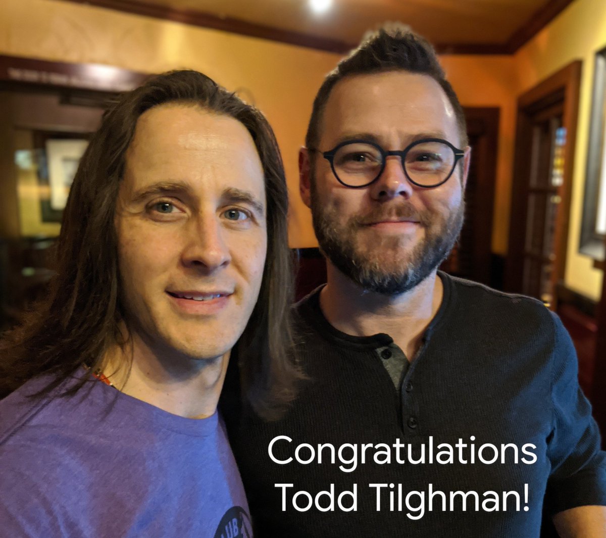 ToddMichaelHall's tweet image. Congratulations to my former roommate, Todd Tilghman! You had an awesome run. Great job bringing home the victory for Team Blake. I hope this leads to even more success for you. God bless you and your family.
#teamblake #TheVoice
@todd_tilghman @blakeshelton