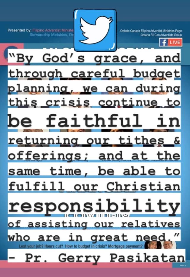 Is it still possible to faithfully return #tithes and offerings during a #financialcrisis?