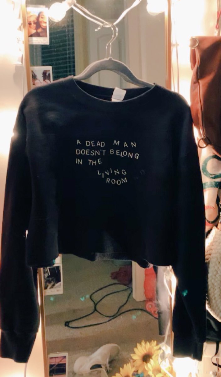 maddieepencee's tweet photo. hey guys i’ve been making clothes out of thrifted materials! i have designs but can also make something customized just for you! https://t.co/HWYSQTX5GN