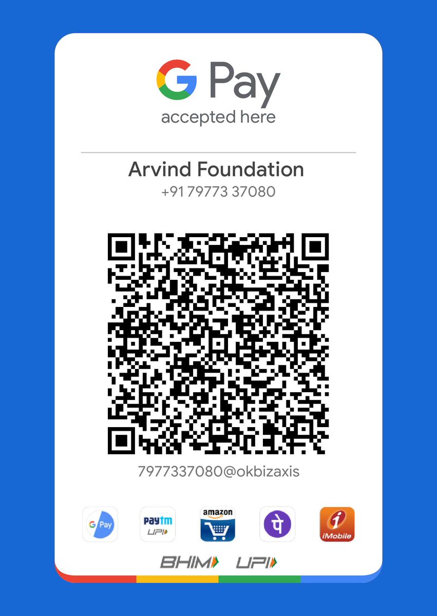 CAChirag's tweet photo. Medical emergency for person age 36 who has heart failure and water colleted in body, so on dialysis currently. Require 8 Lakhs. Raised 1.5 Lakhs  Request if you can help by contributing to Arvind Foundation to below account or via Google pay scan code

Pls RT 1/n https://t.co/f6CuiL34oQ