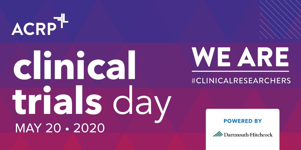 ACRP_Canada's tweet photo. Show your pride as a clinical researcher and help raise awareness on Wednesday, May 20!  #ClinicalTrialsDay #clinicalresearch #clinicaltrials #acrpcanada https://t.co/fWVcaumq7j